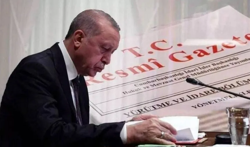 Resmi Gazete'de Cumhurbaşkanlığı tarafından yapılan atamalar yayımlandı