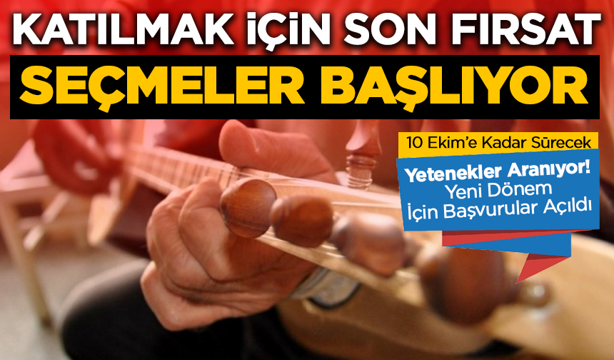 Kütahya'da Yetenekler Aranıyor! Yeni Dönem İçin Başvurular Açıldı
