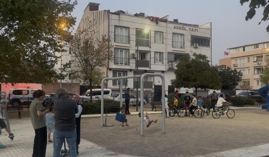 Yorgun mermi, parkta oynayan çocuğa isabet etti
