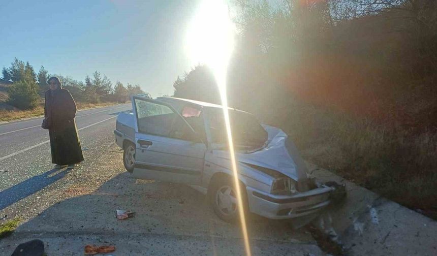Bilecik’te trafik kazası paniği: 2 yaralı hastanede