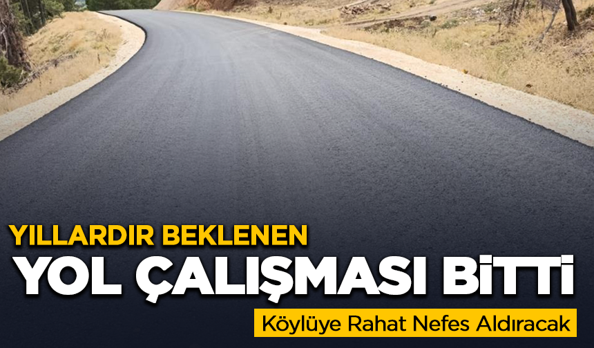 Gediz’de Arıca Köyü’nün Hasretle Beklediği Yol Hizmete Girdi