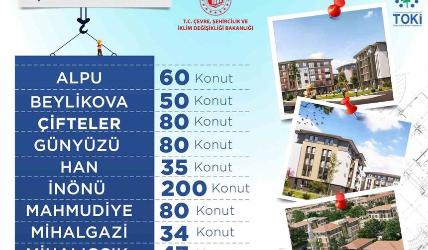Başkan Albayrak, Eskişehir’de yapılacak sosyal konut sayısını açıkladı