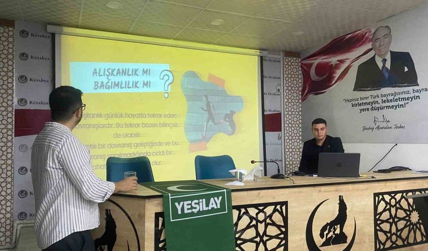 Kütahya’da "Madde ve Sanal Kumar Bağımlılığı ile Mücadele" konulu konferans