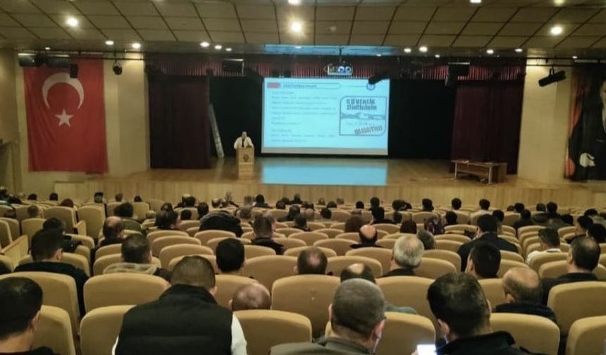 Öğrenci yurtlarında görev yapan personele eğitim verildi