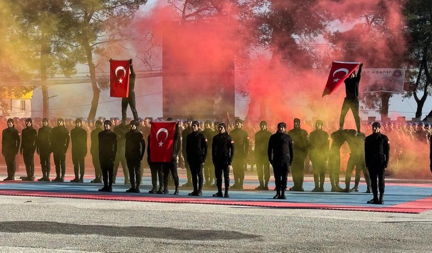 Uzman erbaşların mezuniyet töreni çoşkuyla tamamlandı