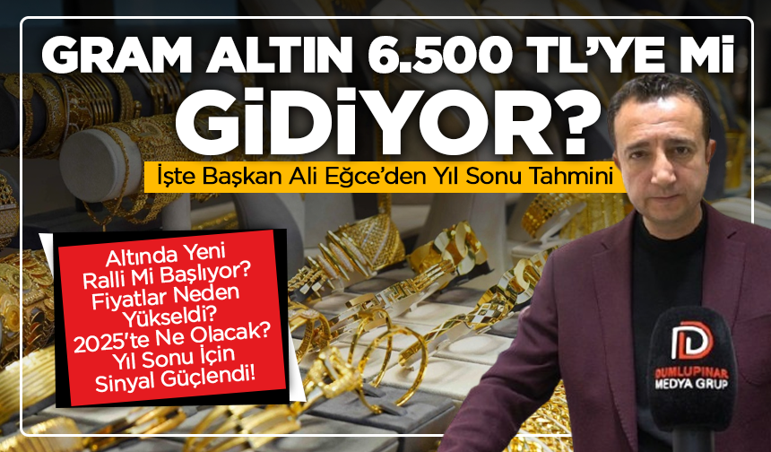 Altında Yeni Ralli Mi Başlıyor? Fiyatlar Neden Yükseldi? İşte Başkan Ali Eğce’den Yıl Sonu Tahmini