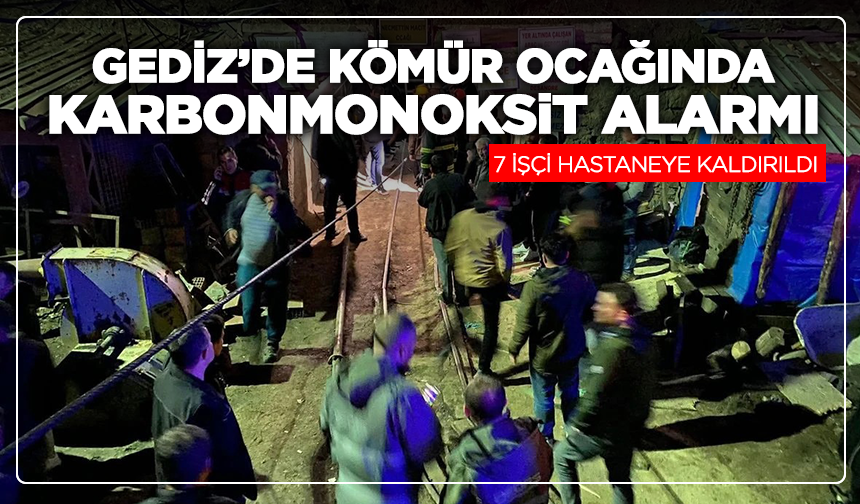 Gediz’de Kömür Ocağında Karbonmonoksit Alarmı: 5 İşçi Hastaneye Kaldırıldı