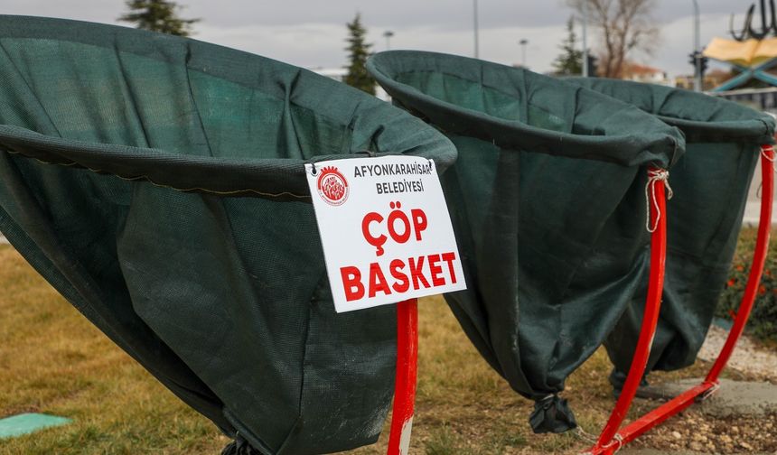 Komşuda “Çöp Basket” Başladı!