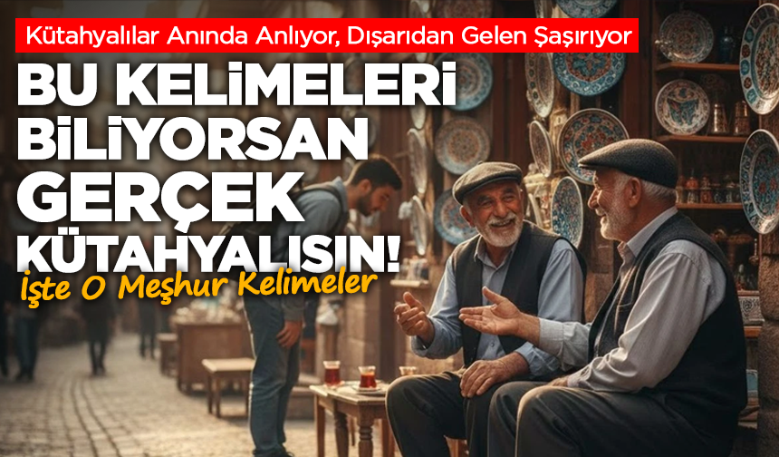 Sadece Kütahyalıların Anlayacağı Kelimeler Sözlüğü: "Hengame", "Gali", "Nörüyon"