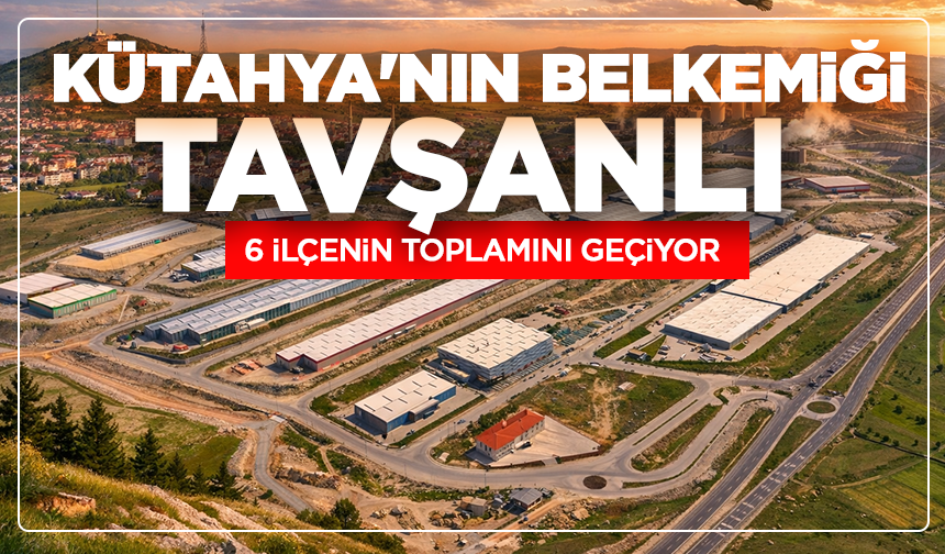 Kütahya'nın belkemiği Tavşanlı: 6 ilçenin toplamını geçiyor
