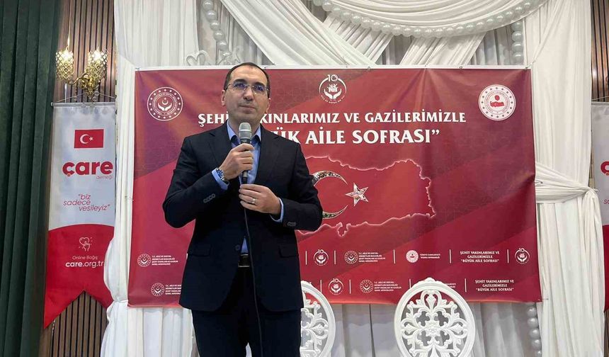 Vefa sofrasında anlamlı buluşma: Gaziler ve şehit aileleri bir arada