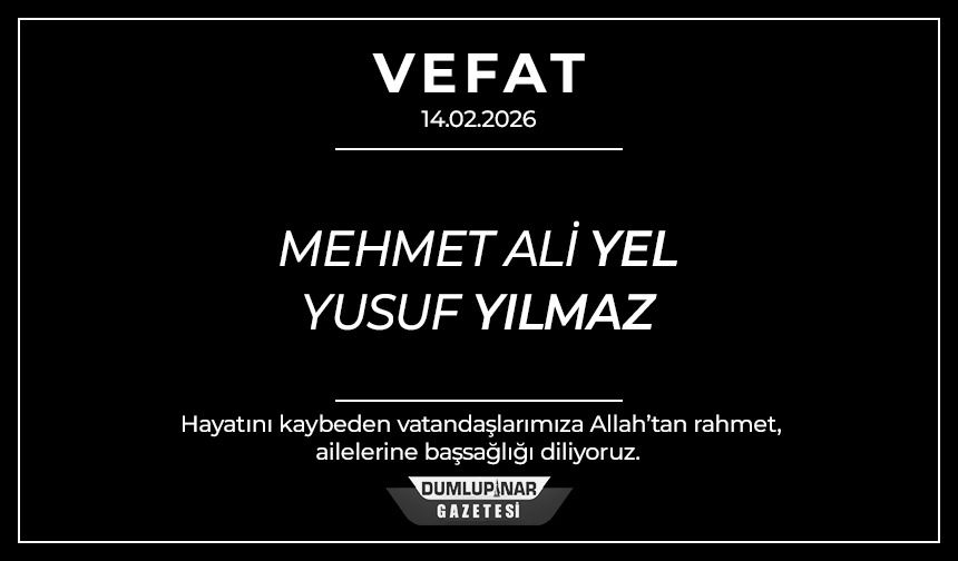 Kütahya’da aynı gün iki vefat haberi şehri yasa boğdu