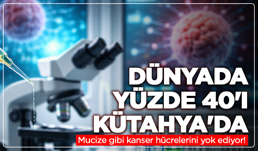 Dünyada yüzde 40'ı Kütahya'da: Mucize gibi kanser hücrelerini yok ediyor!