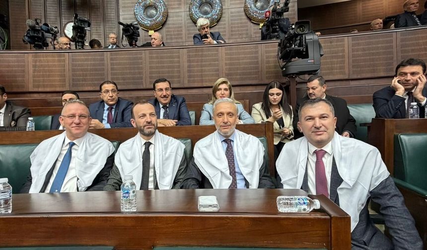 Kütahya’dan Meclis’te beyaz tülbentli destek