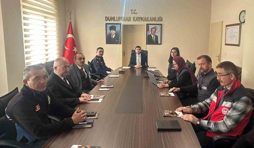 Dumlupınar’da insan ticaretine karşı koordinasyon toplantısı