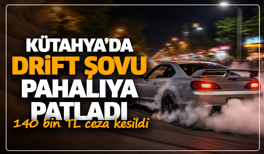 Kütahya’da trafik kurallarını hiçe saydı: 140 bin TL ceza kesildi