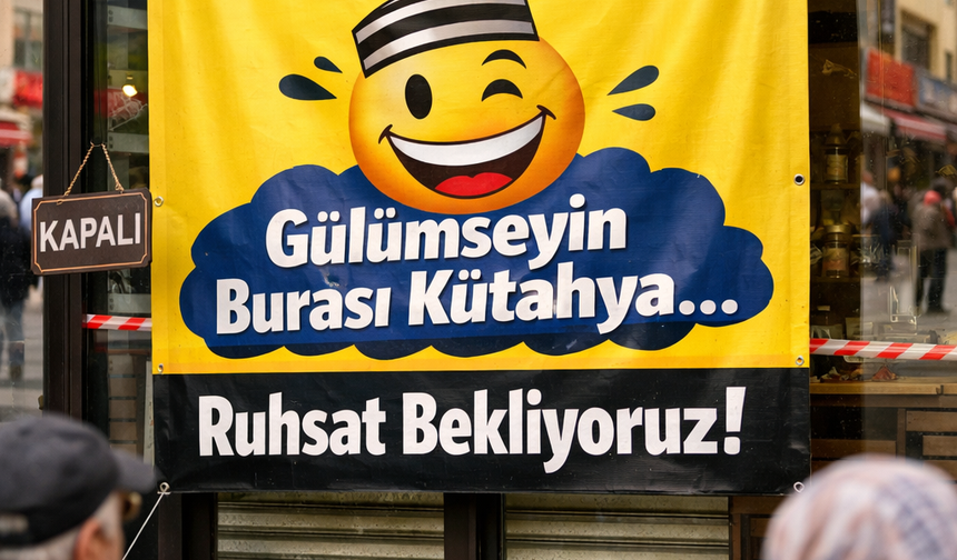 “Ruhsat Molası” Afişi Kütahya’yı Karıştırdı!