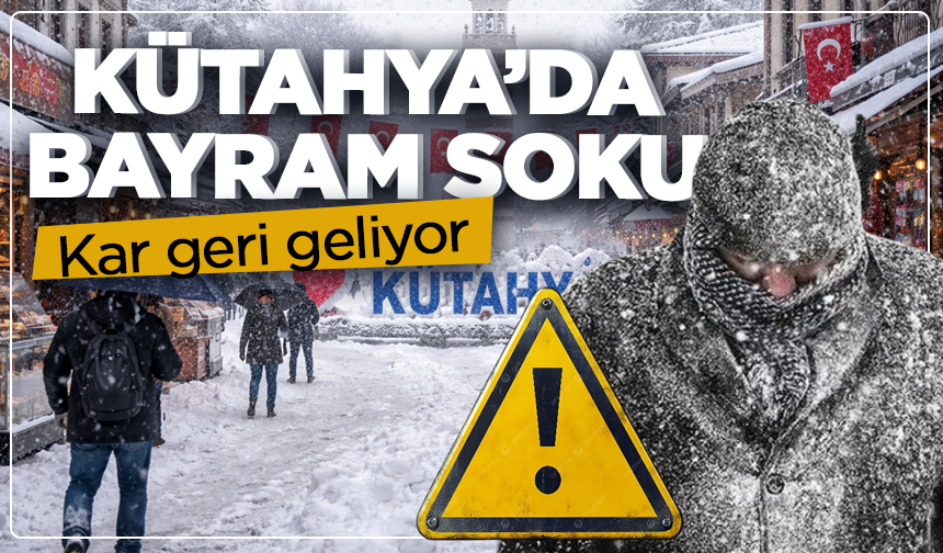 Kütahya’da bayram şoku: 27 il için kar yağışı uyarısı yapıldı!