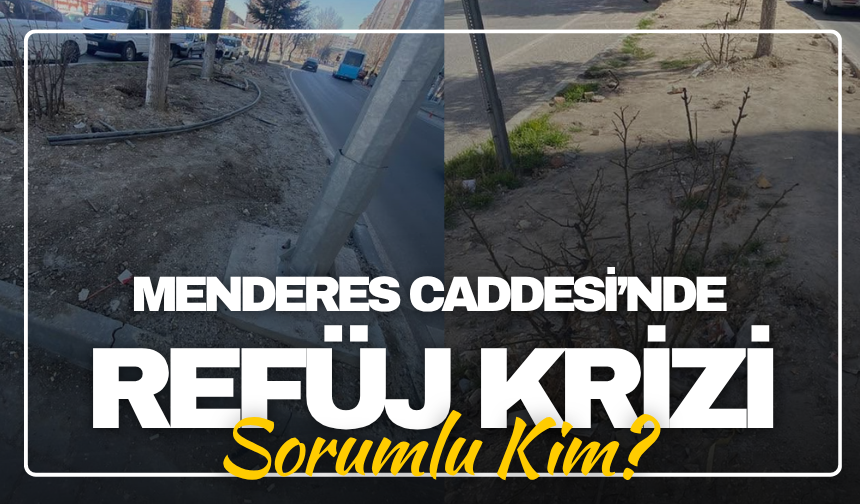 Kütahya  Menderes Caddesi’nde Refüj Krizi: Sorumlu Kim?