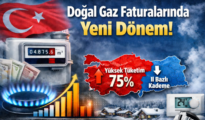 Doğal Gaz Faturasında Büyük Değişim