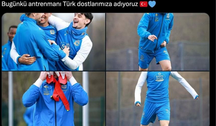 İspanyol kulübü Deportivo ve Esişehirspor arasında dostluk rüzgarları esti