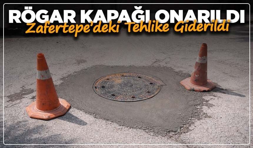 Zafertepe’deki risk ortadan kalktı: Müdahale geldi