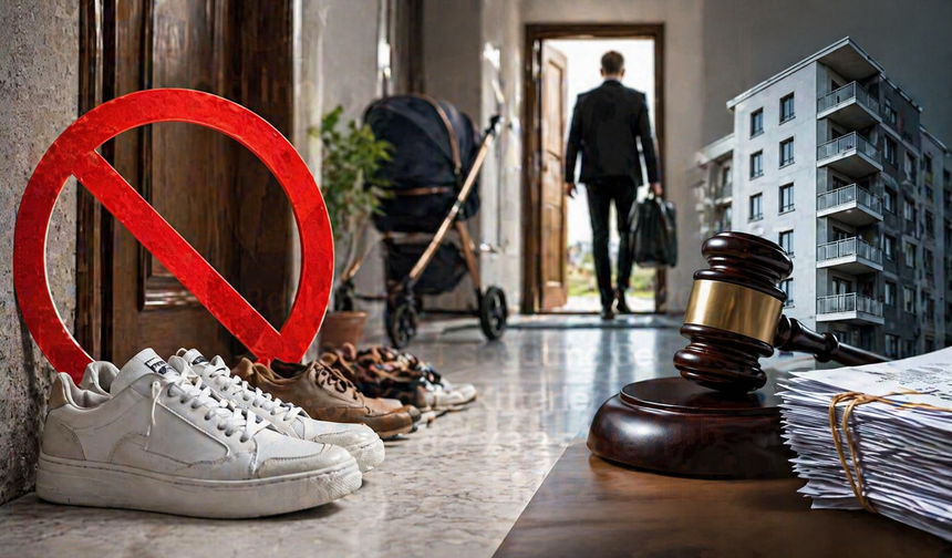 Kapı önüne ayakkabı bırakanlar dikkat: İcra ve para cezası gelebilir