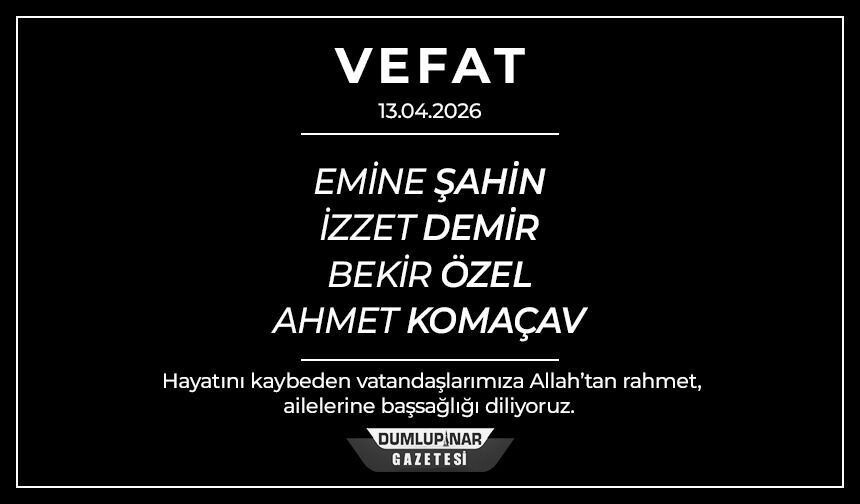 Kütahya’da acı gün: 4 kişi hayatını kaybetti