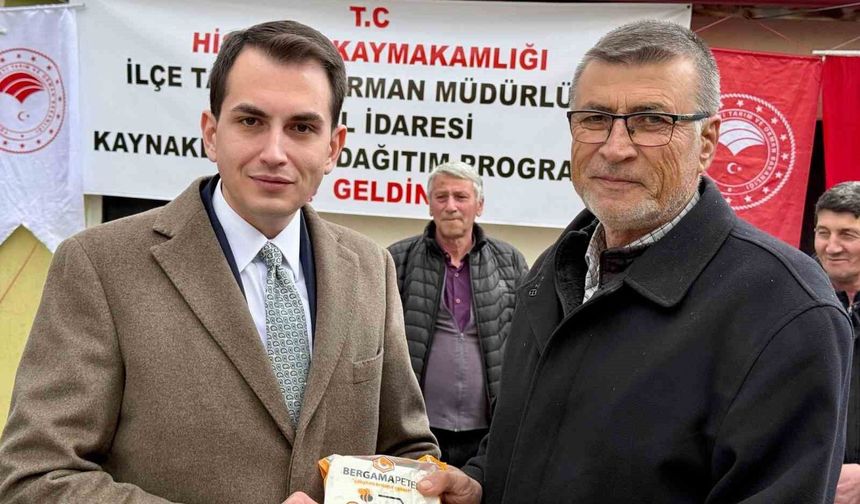 Kütahya’da üreticiye destek büyüyor: Hisarcık’ta dağıtım yapıldı