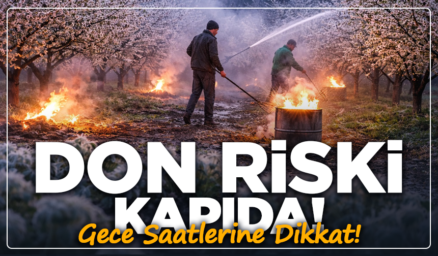 Kütahya’da Don Riski Yükseliyor! Gece Saatlerine Dikkat