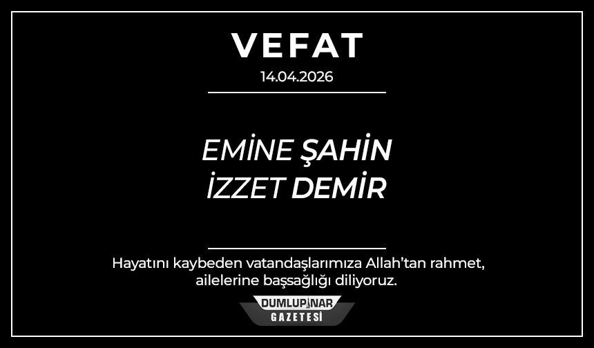 Kütahya’da hüzünlü gün: iki kişinin vefatı üzüntü yarattı