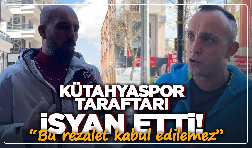 Kütahyaspor taraftarı isyan etti: “Bu rezalet kabul edilemez”