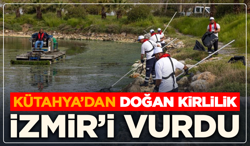 Kütahya’dan doğan kirlilik İzmir’i vurdu "Gediz Körfez'i kirletiyor"