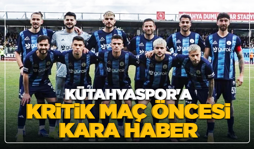 Kütahyaspor'a, kritik maç öncesi kara haber: PFDK faturayı kesti!