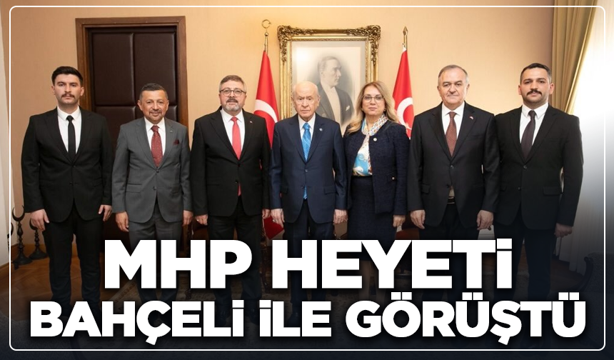 Kütahya MHP Heyeti Devlet Bahçeli ile Görüştü