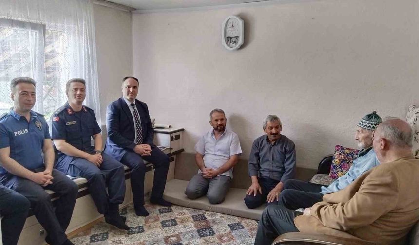 Aslanapa’da şehit yakınları ve gazilere moral ziyareti