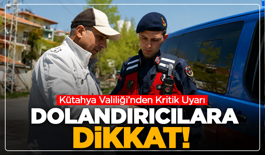 Kütahya Valiliği’nden Kritik Uyarı: Dolandırıcılara Dikkat!