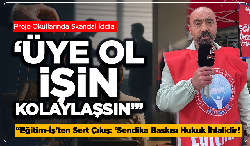 Eğitim-İş’ten Sert Çıkış: ‘Sendika Baskısı Hukuk İhlalidir!