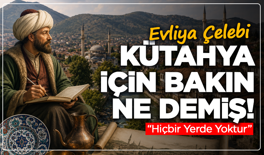 Evliya Çelebi Kütahya İçin Bakın Ne Demiş! “Hiçbir Yerde Yoktur”