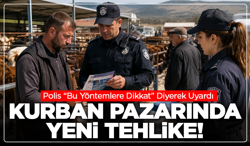 Kütahya'da kurban pazarında dolandırıcılara karşı kritik uyarı