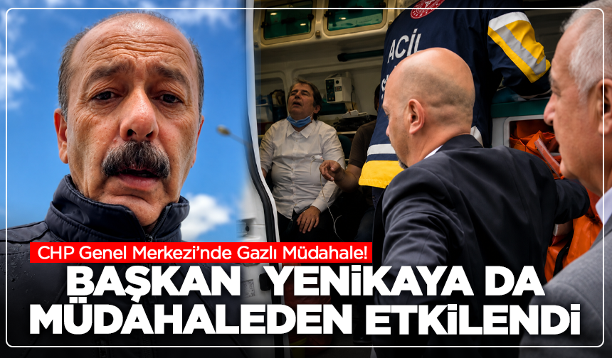 CHP Genel Merkezi’nde Gazlı Müdahale! Kütahya İl Başkanı da Etkilendi