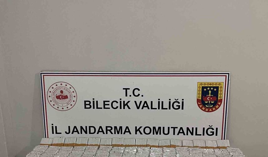 9 bin 320 adet doldurulmuş makaron ele geçirildi
