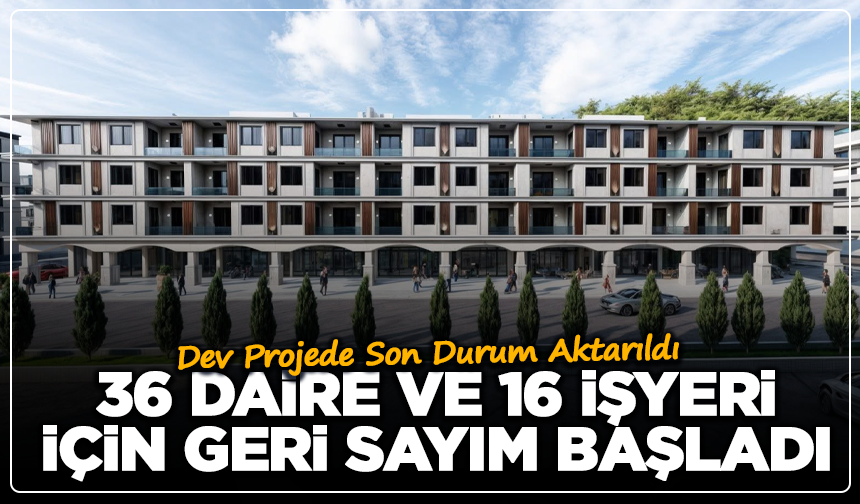 Kütahya’da 36 Daire ve 16 İşyeri İçin Geri Sayım Başladı