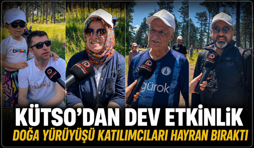 KÜTSO'dan dev etkinlik: Doğa yürüyüşü organizasyonu katılımcıları hayran bıraktı