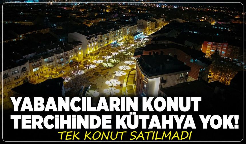 Kütahya yabancı yatırımcının radarına girmedi: Mayıs ayında yabancılara tek konut satılmadı