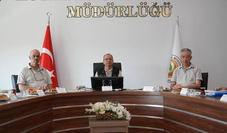 Kütahya Orman Bölge Müdürlüğü'nde değerlendirme toplantısı düzenlendi