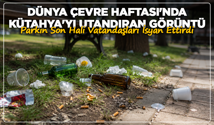 Dünya Çevre Haftası'nda Kütahya'yı Utandıran Görüntü