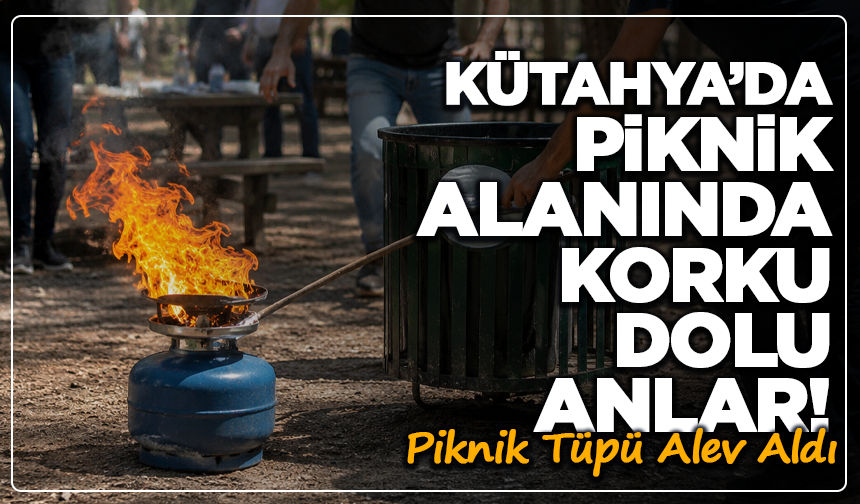 Kütahya’da Piknik Alanında Korku Dolu Anlar!