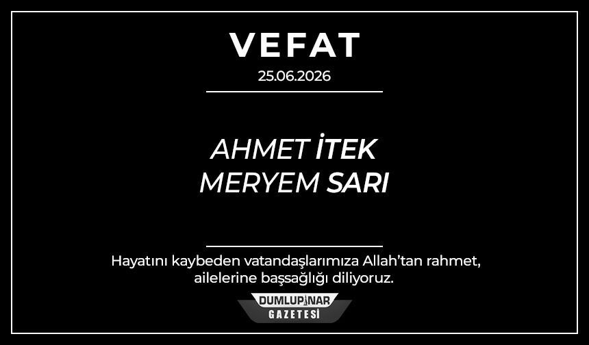 Kütahya'da kara gün: 2 vatandaş hayatını kaybetti