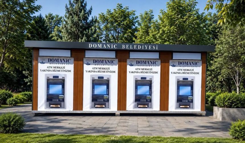 Domaniç'e modern ATM Merkezi geliyor